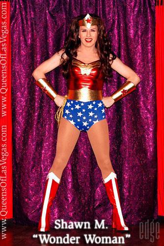 Shawn M as "Wonder Woman"