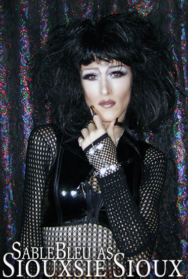 SableBleu, Siouxsie Sioux impersonator
